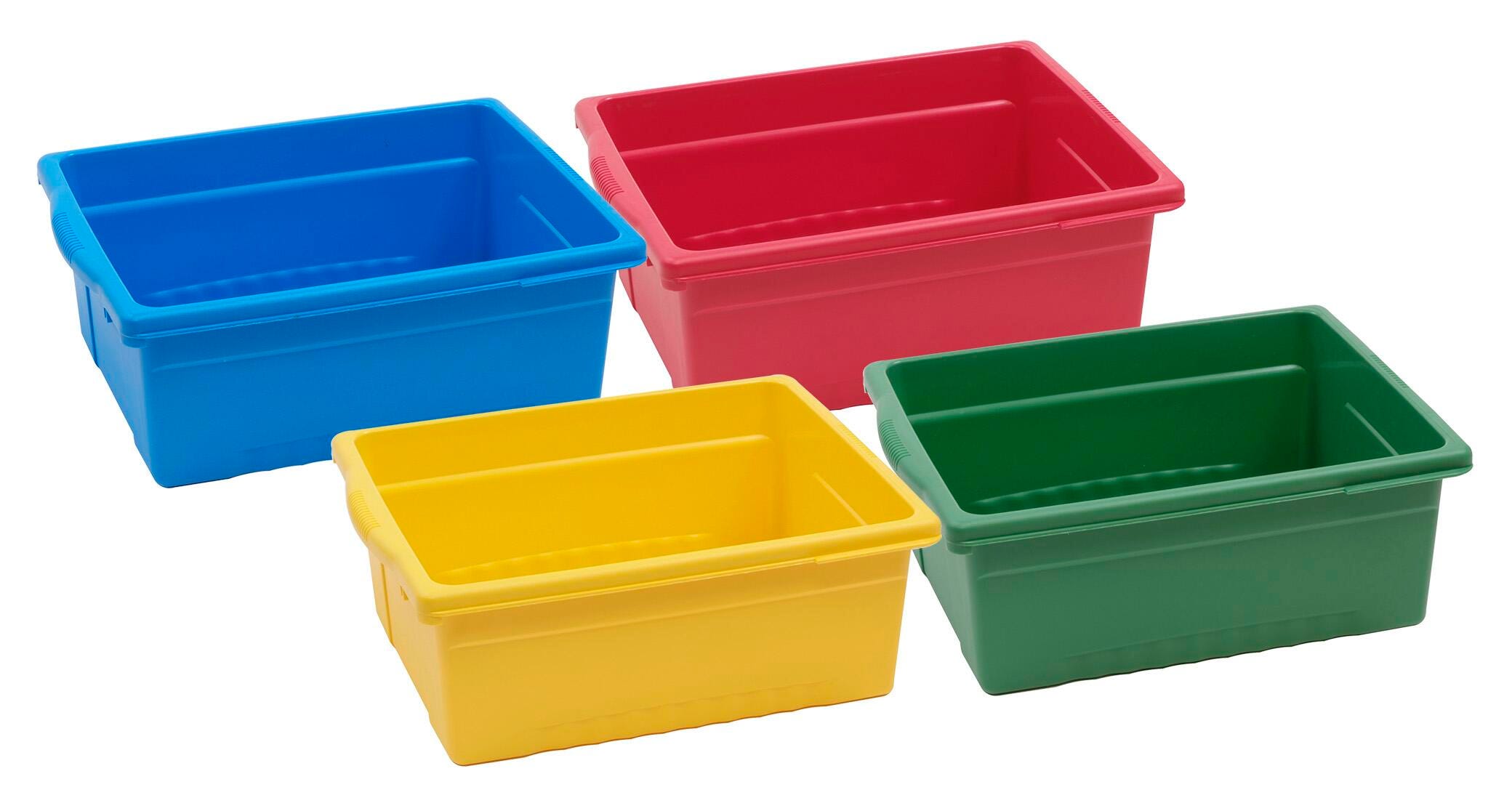 Copernicus Standard Tub Set, Assorted Color, 15-5/8 x 12-9/16 x 6 Inches, Pack of 4, Item Number 090607